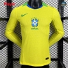 Max Maillots Player Version 2025/26 Brésil Domicile Manche Longue