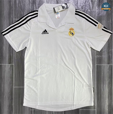 Max Maillot Rétro 2001-02 Real Madrid Domicile Champions League