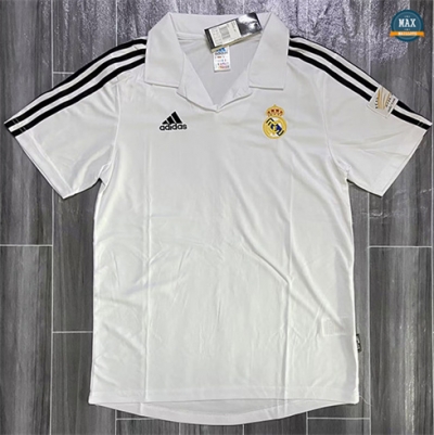 Max Maillot Rétro 2001-02 Real Madrid Domicile Champions League
