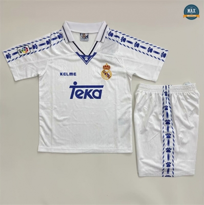 Max Maillot Rétro 1996-97 Real Madrid Enfant Domicile