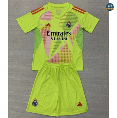 Achetez Max Maillots Real Madrid Enfant Gardien de but Vert 2024/25