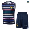 Achetez Max Maillots Training France Ensemble Short Débardeur 2024/25 Bleu marine