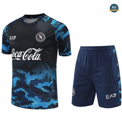 Acheter Max Maillot Training Naples + Short 2024/25 Bleu