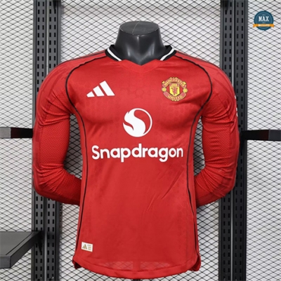 Max Maillot Player Version 2025/26 Manchester United Domicile Manche Longue