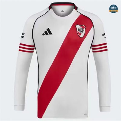 Max Maillots River Plate Domicile Manche Longue 2025/26