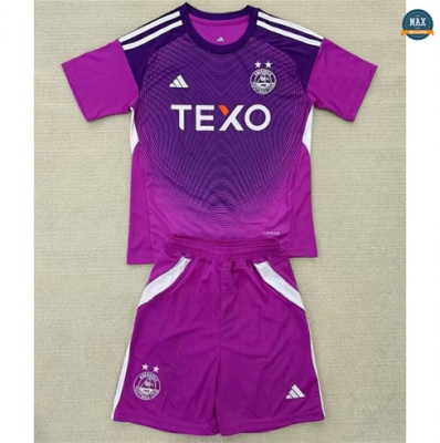 Max Maillots Aberdeen FC Enfant Pourpre 2025/26