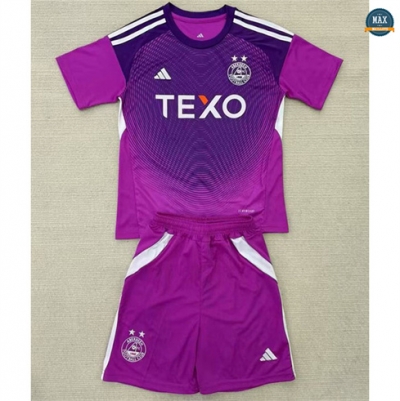Max Maillots Aberdeen FC Enfant Pourpre 2025/26