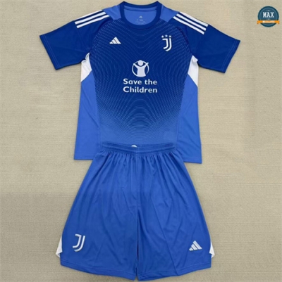 Max Maillot Juventus Enfant Gardien De But Bleu 2025/26