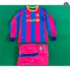 Maillot Retro Foot 2010-11 Barcelone Enfant Domicile Manche Longue