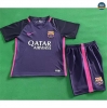 Max Maillot Rétro 2016-17 Barcelone Enfant Exterieur
