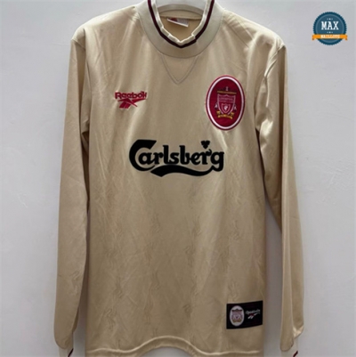 Max Maillots Retro 1996-97 Liverpool Exterieur Manche Longue