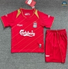 Max Maillots Rétro 2005-06 Liverpool Enfant Domicile
