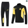 Maxmaillots Veste Survetement Borussia Dortmund 2025/26 Noir/Jaune Pas chèr