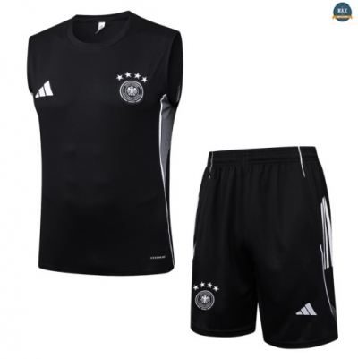 Maxmaillots Training Allemagne Ensemble Short Débardeur 2025/26 Noir/Gris Online