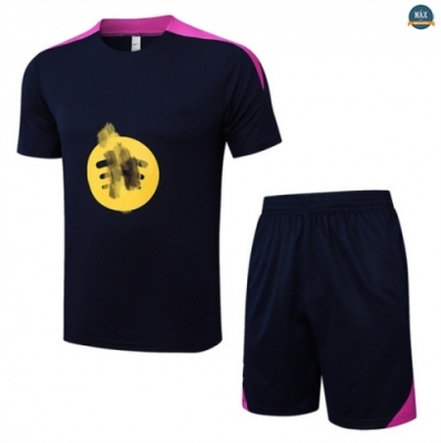 Maxmaillots Training Barcelone + Short 2025/26 Vert/violet Pas chèr