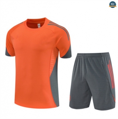 Maxmaillots Training Bayern Munich + Short 2025/26 Orange/Gris Grossiste
