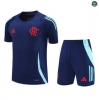 Maxmaillots Training Flamengo Enfant + Short 2025/26 Bleu Marine/Vert discout