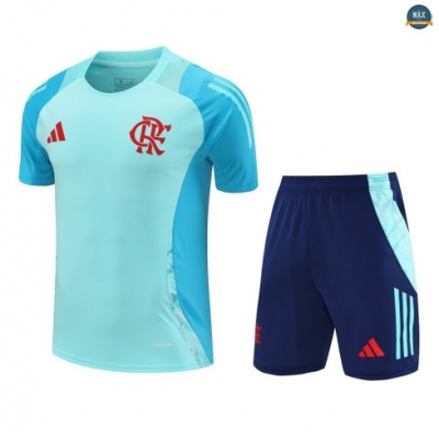 Maxmaillots Training Flamengo + Short 2025/26 Bleu Clair Pas chèr