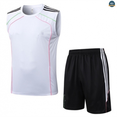 Maxmaillots Training Juventus Ensemble Short Débardeur 2025/26 Blanc/Noir/Rose discout