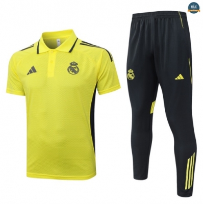 Maxmaillots Training Polo Real Madrid 2025/26 Jaune/Noir Pas chèr