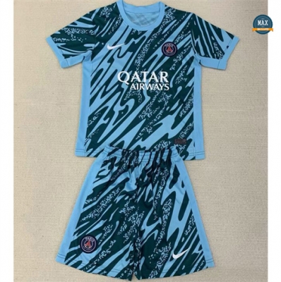 Max Maillots Paris Saint Germain Enfant Gardien de but Bleu 2024/25