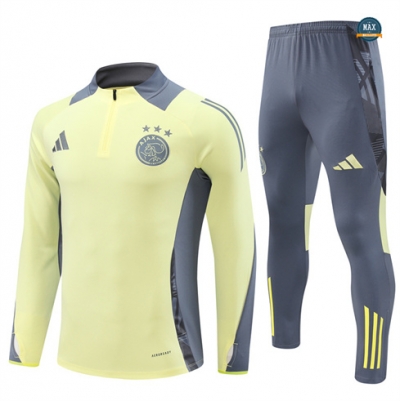 Vente Survetement Enfant Ajax 2024/25 Jaune Clair