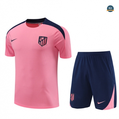 Marque Max Maillot Atletico Madrid Enfant + Shorts 2024/25 Training rose pas cher fiable