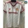 Max Maillots Retro Manchester United 1986 Exterieur Blanc