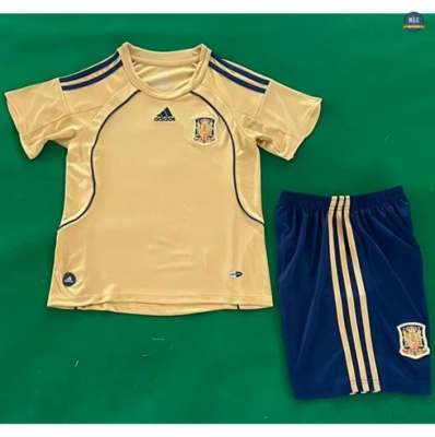 Max Maillots foot Retro 2008 Espagne Enfant Exterieur