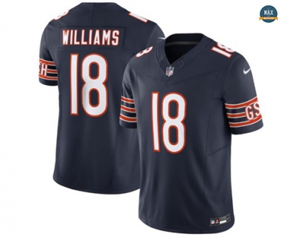 Max Maillots Caleb Williams, Chicago Bears - Navy