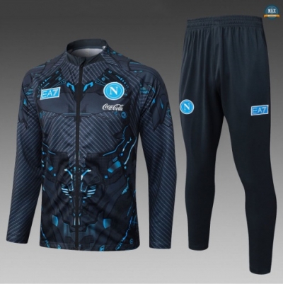 Achetés Max Veste Survetement Enfant Naples 2025/26 Gris foncé