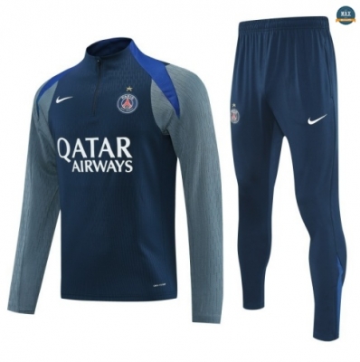 Achat Max Survetement Enfant Paris Saint Germain 2025/26 Bleu Marine/Gris