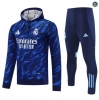 Soldes Max Sweatshirt à capuche Real Madrid 2025/26 Bleu Marine