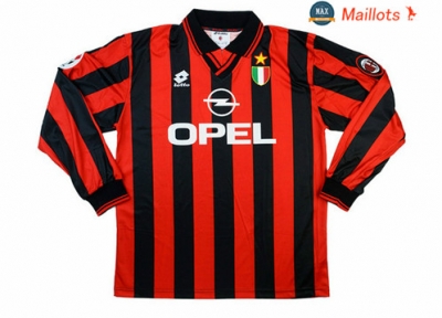 Maillot Retro 1996-97 AC Milan Manche Longue Domicile