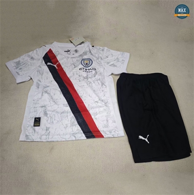 Max Maillots Manchester City Enfant Blanc 2025/26