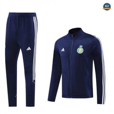 Mode‎ Max Veste Survetement Al-Nassr FC 2024/25 Bleu marine