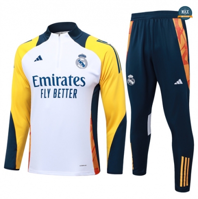 Acheter Max Survetement Enfant Real Madrid 2024/25 Blanc