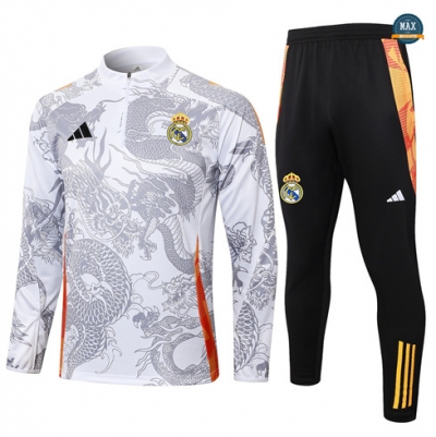 Acheter Max Survetement Real Madrid 2024/25 Blanc