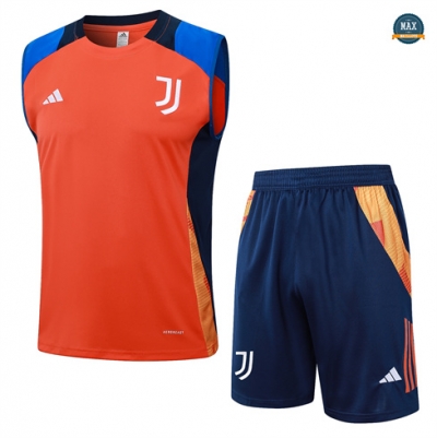 Soldes Max Maillots Training Juventus Ensemble Short Débardeur 2024/25 Orange