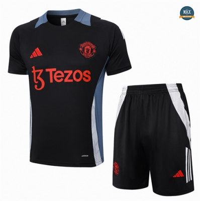 Vendre Max Maillot Training Manchester United + Short 2024/25 noir