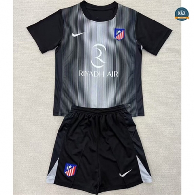Max Maillots Atletico Madrid Enfant Gardien De But Noir 2025/26