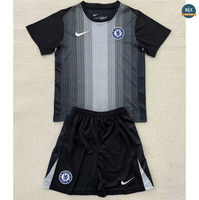 Max Maillots Chelsea Enfant Gardien de but Noir 2025/26