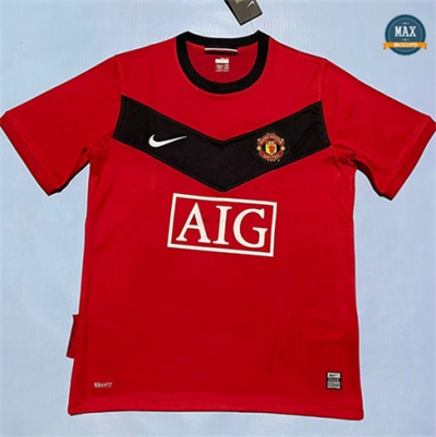 Max Maillot Retro 2009-10 Manchester United Domicile