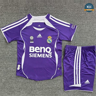 Max Maillot Retro 2006-07 Real Madrid Enfant Third