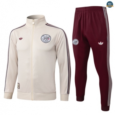 Maxmaillots Veste Survetement Ajax 2025/26 Jaune discout