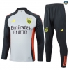 Maxmaillots Survetement Benfica 2025/26 Gris/Bleu Marine/Orange Pas Cher