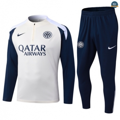 Maxmaillots Survetement Inter Milan 2025/26 abricot/Bleu Marine personnalisé