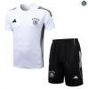 Maxmaillots Training Allemagne + Short 2025/26 Blanc/Noir Pas Cher