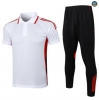 Maxmaillots Training Polo Bayern Munich 2025/26 Blanc/Noir/Rouge Pas Chere