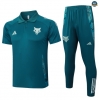 Maxmaillots Training Polo Cruzeiro 2025/26 Vert/Blanc discout